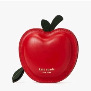 Kate Spade Crisp Red Apple Coin Purse & Keychain NWOT